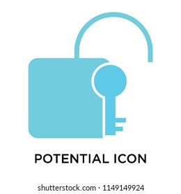 Potential icon vector isolated on white background for your web and mobile app design, Potential logo concept