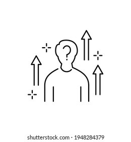 potential сolor line icon. Pictogram for web page, mobile app, promo. UI UX GUI design element. Editable stroke.