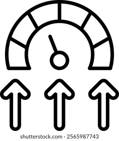 Potential Line Vector Icon Design