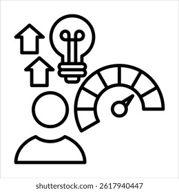 Vektorgrafik des potenziellen Umrisssymbols