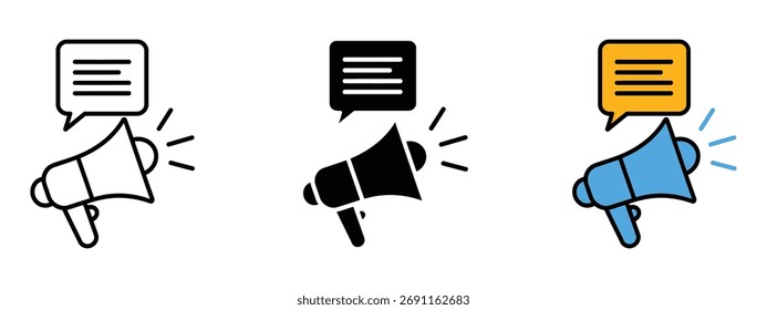 Vector del icono de alcance potencial. anuncios y símbolo moderno de la campaña de marketing. Ilustración vectorial.