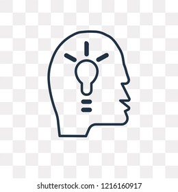 Potential vector outline icon isolated on transparent background, high quality linear Potential transparency concept can be used web and mobile