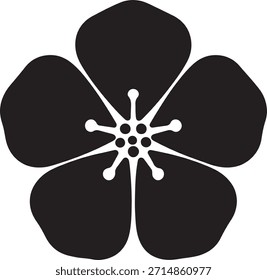  Potentilla Flower Icon – Vector Illustration