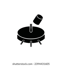 Potentio icon vector illustration logo design