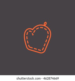 Potholder Icon Flat.