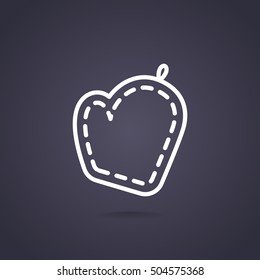 Potholder Icon Flat.