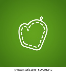 Potholder Icon Flat.