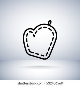 Potholder Icon Flat.