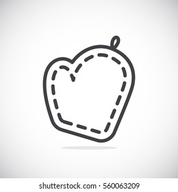 Potholder Icon Flat.