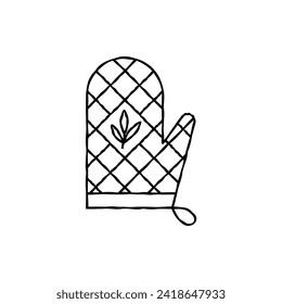 Potholder Symbol Linearstil