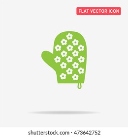 Potholder icon. Vector concept illustration for design.