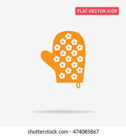 Potholder icon. Vector concept illustration for design.