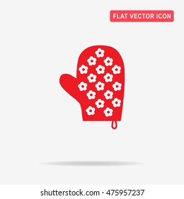 Potholder icon. Vector concept illustration for design.