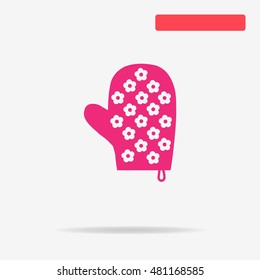 Potholder icon. Vector concept illustration for design.