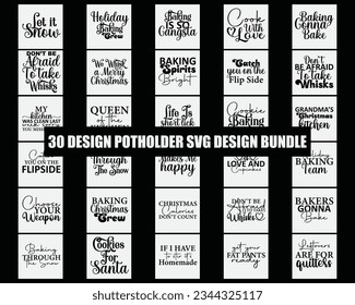 Potholder SVG Design Bundle , Potholder SVG Quotes