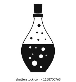 Potion aroma bottle icon. Simple illustration of potion aroma bottle vector icon for web design isolated on white background