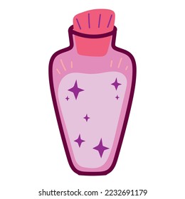 potion bottle esoteric icon isolated