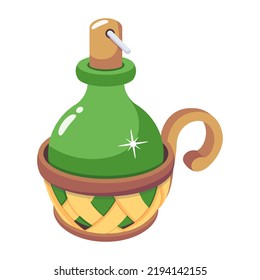 A potion bottle flat icon download