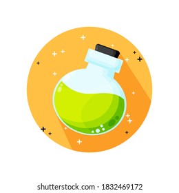 Potion bottle icon design for web, logos, applications and more