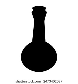 Potion bottle icon isolated on white background