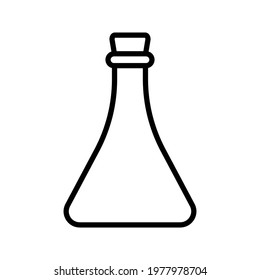 potion bottle icon. magic Bottle potion sign. vector illustration