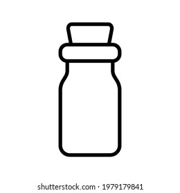 potion bottle icon. magic Bottle potion sign. vector illustration