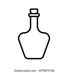 potion bottle icon. magic Bottle potion sign. vector illustration