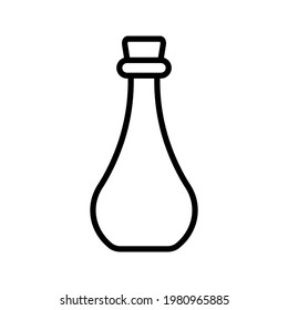 potion bottle icon. magic Bottle potion sign. vector illustration