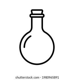 potion bottle icon. magic Bottle potion sign. vector illustration