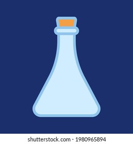 potion bottle icon. magic Bottle potion sign. vector illustration