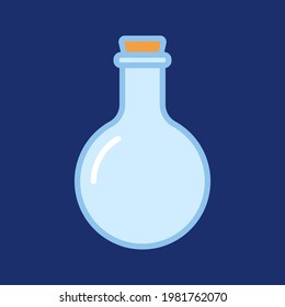 potion bottle icon. magic Bottle potion sign. vector illustration