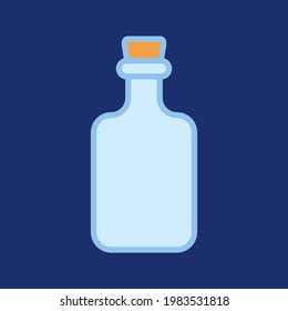 potion bottle icon. magic Bottle potion sign. vector illustration
