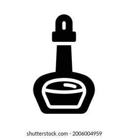 potion in bottle icon solid illustration helloween