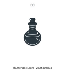 Potion Bottle icon symbol vector illustration isolated on white background