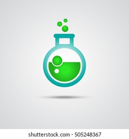 Potion Bottle Icon. Vector EPS10