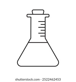 potion bottle icon vector isolated on white background. vector illustration