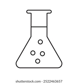 potion bottle icon vector isolated on white background. vector illustration