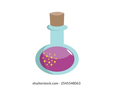 Potion Bottle with Purple Liquid