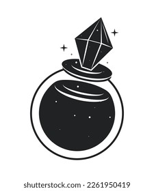 potion esoteric colorless icon isolated