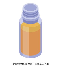 Icono de aceites esenciales de poción. Isométrico de la poción aceites esenciales icono vectorial para el diseño web aislado en fondo blanco