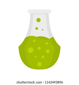 Potion flask icon. Flat illustration of potion flask vector icon for web isolated on white