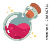 potion flask video game icon