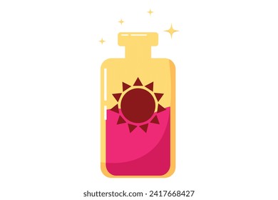 Potion Flat Fortune Sticker Design