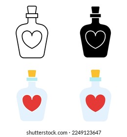 Potion in flat style isolated