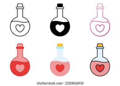 Potion in flat style isolated