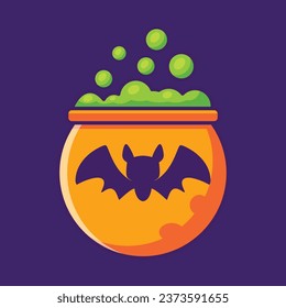 Potion Halloween Cartoon Illustration Design