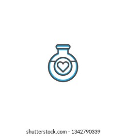 Potion Icon Design. Lifestyle icon vector design