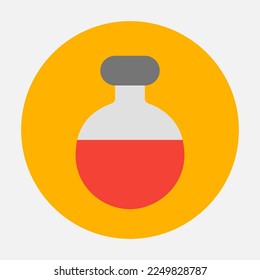 Potion icon in flat style, use for website mobile app presentation