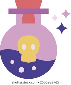 Potion Icon and Illustration for Halloween and Magic-Themed Designs