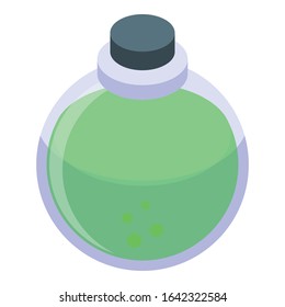 Potion icon. Isometric of potion vector icon for web design isolated on white background